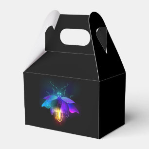 Neon Firefly auf schwarz Geschenkschachtel