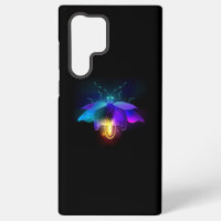 Neon Firefly auf schwarz