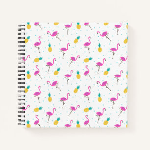 Neon Flamingos Notizbuch