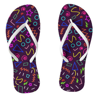 Neon Flip Flops