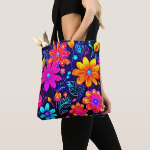 Neon Floral Fantasy