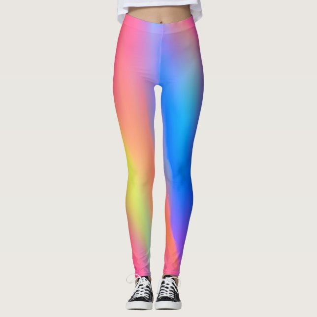 Neon Flow Leggings (Vorderseite)