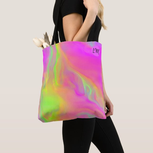 Neon Flow Personalisiert Tote Bag (Von Nahem)