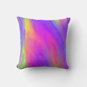 Neon Flow Throw Kissen