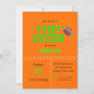 Neon Football 16 . Geburtstag Geburtstagspartei