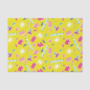 Neon FRIENDS™ Icon-Muster Seidenpapier