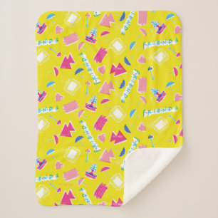 Neon FRIENDS™ Icon-Muster Sherpadecke