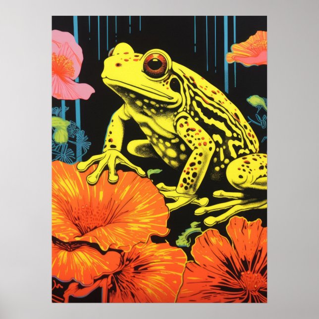 Neon Frog: Eine Symphonie in Bloom Poster (Vorne)
