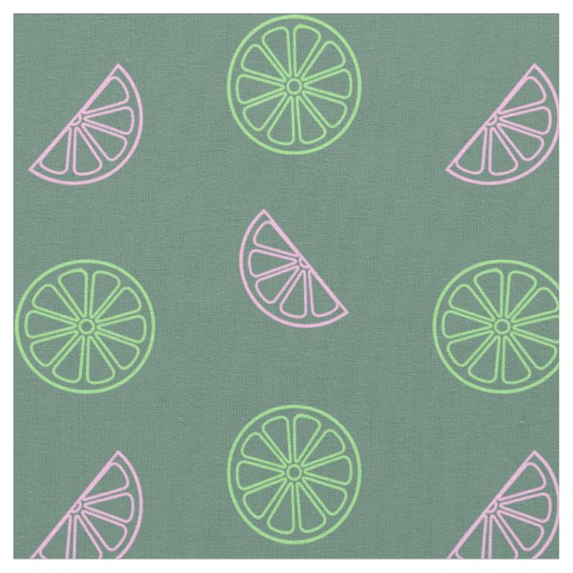 Neon Fruit Pattern Stoff (Nahaufnahme)