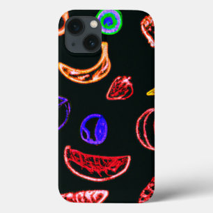 Neon Fruits Patterns Artwork design Case-Mate iPhone Hülle