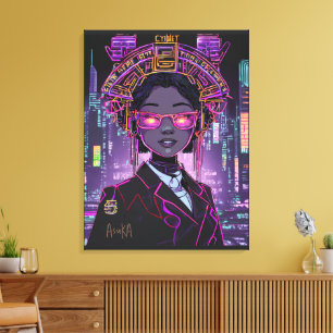 Neon Future ID1028 Leinwanddruck