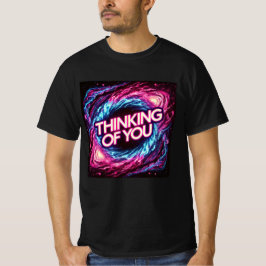 Neon Galaxy denkt an Mens Tshirt
