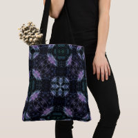 Neon Galaxy Mandala mit futuristischem Glühen