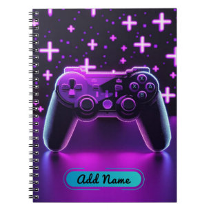Neon Gamer Controller-Notebook - bedienerfähiger N Notizblock