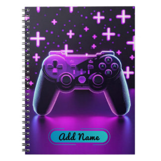 Neon Gamer Controller-Notebook - bedienerfähiger N Notizblock