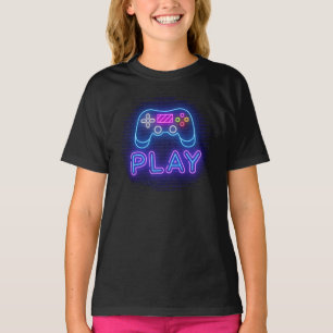 Neon Gamers Controller T-Shirt