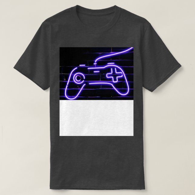 Neon Gaming Controller für 2 T-Shirt (Design vorne)