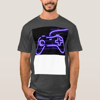 Neon Gaming Controller für 2 T-Shirt