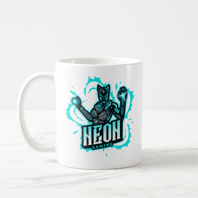 Neon Gaming Kaffeetasse (Links)