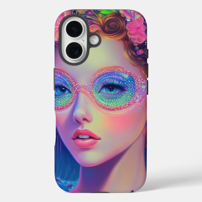 Neon Garden Goddess Case-Mate iPhone Hülle (Rückseite)