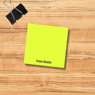 Neon Gelb Professionell Minimalistisch Schwarze Sc Post-it Klebezettel
