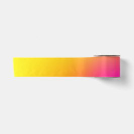 Neon Gelb und Rosa Satinband