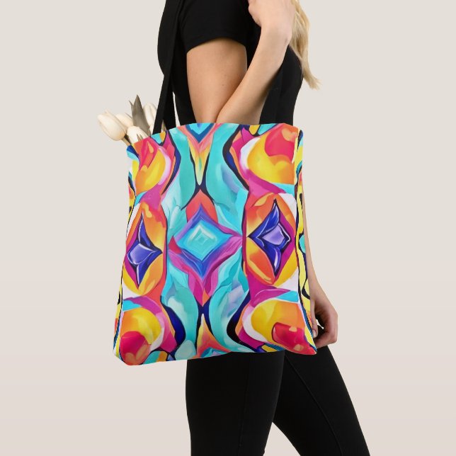 Neon Geometric Fusion Art (Von Nahem)