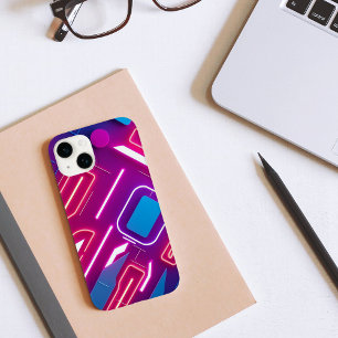 Neon Geometric Glow Case-Mate iPhone 14 Hülle