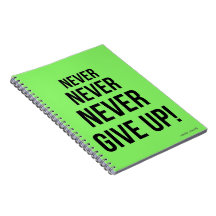 Neon Gib niemals Winston Churchill Motivierend auf