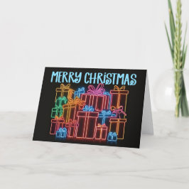 Neon Gifts Feiertagskarte