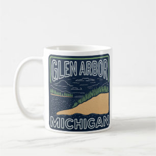 Neon Glen Arbor Michigan Kaffeetasse