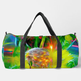 Neon Glow Dandela im Dream Garden Duffle Bag