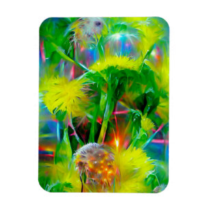 Neon Glow Dandela im Dream Garden Magnet