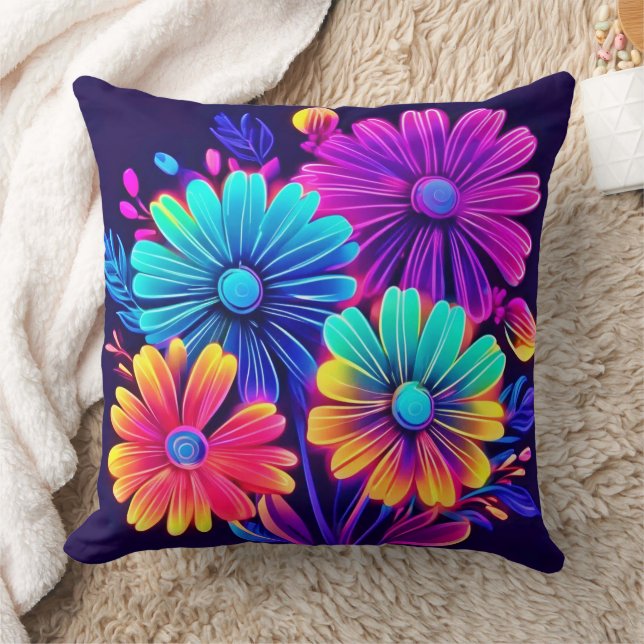 Neon Glow Fantasy Fantasy Kissen (Decke)