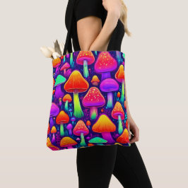 Neon Glow Mushroom Forest