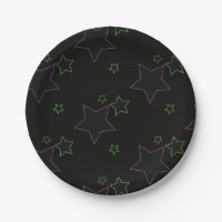 Neon Glow Stars Party Teller