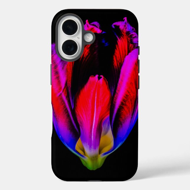 Neon Glow Tulip Case-Mate iPhone Hülle (Rückseite)