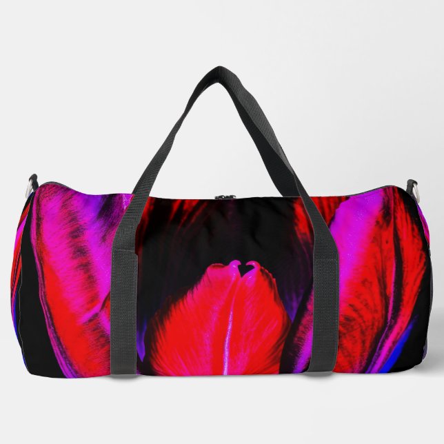 Neon Glow Tulip Duffle Bag (Vorderseite)