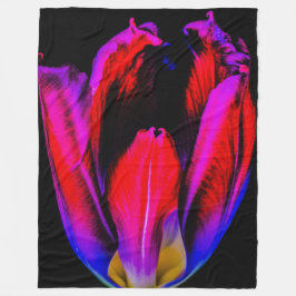 Neon Glow Tulip Fleecedecke