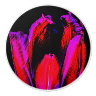 Neon Glow Tulip Keramikknauf