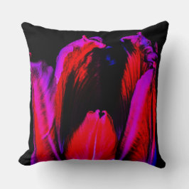 Neon Glow Tulip Kissen