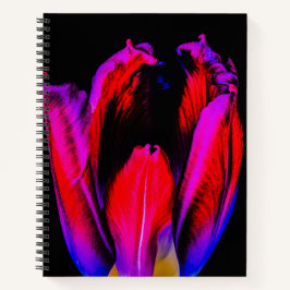 Neon Glow Tulip Notizbuch
