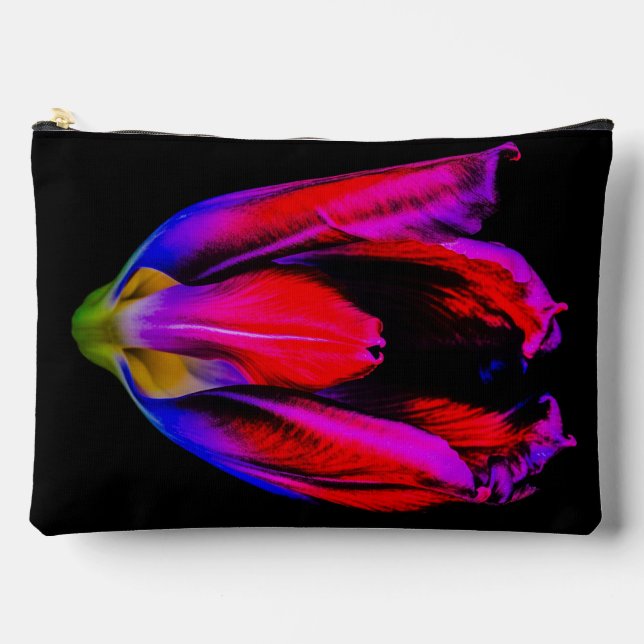 Neon Glow Tulip Zubehörtasche (Vorderseite)