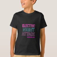 Neon-Glow-Typografie-Druck | Retro-futuristischer 