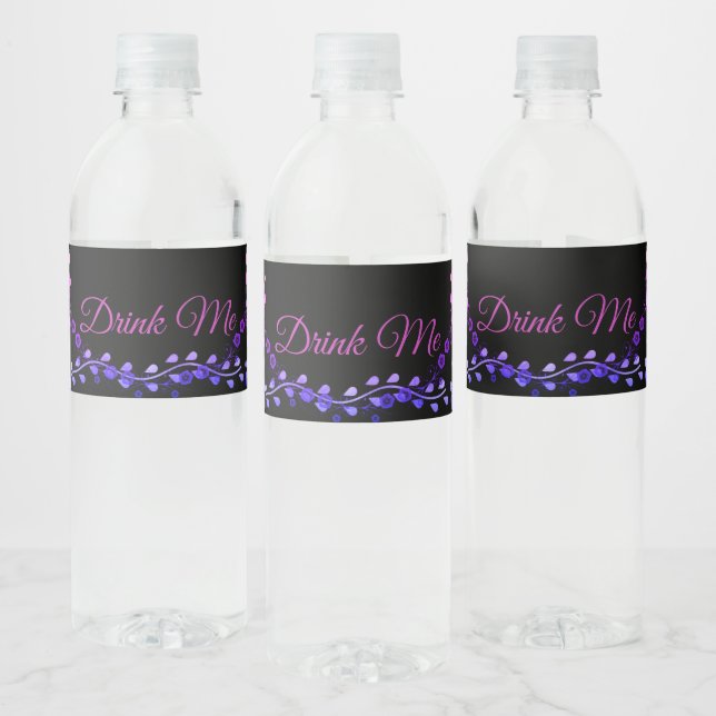 Neon Glow Water Flasche Labels für Hochzeiten Wasserflaschenetikett (Flaschen)