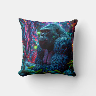 Neon Gorilla Kissen