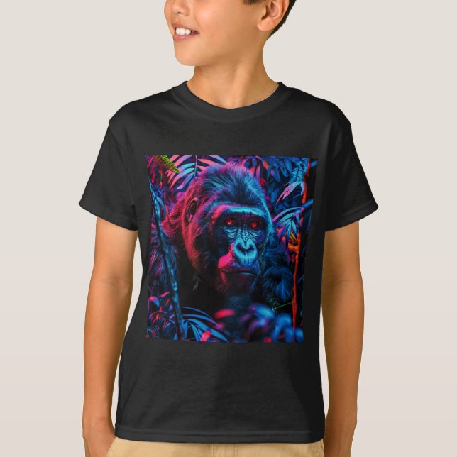 Neon Gorilla T-Shirt (Vorderseite)