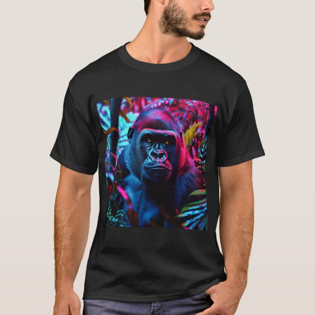 Neon Gorilla T-Shirt (Vorderseite)