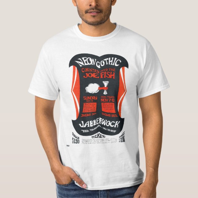 NEON GOTHIC 60'S CONCERT SHIRT (Vorderseite)