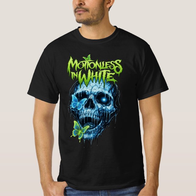 Neon Gothic Skull T-Shirt (Vorderseite)